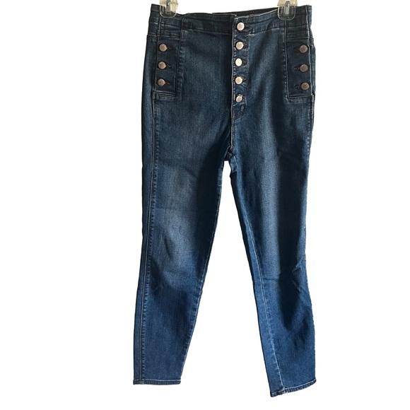 J Brand Natasha love sike high waisted skinny jeans size 29 - Picture 4 of 10